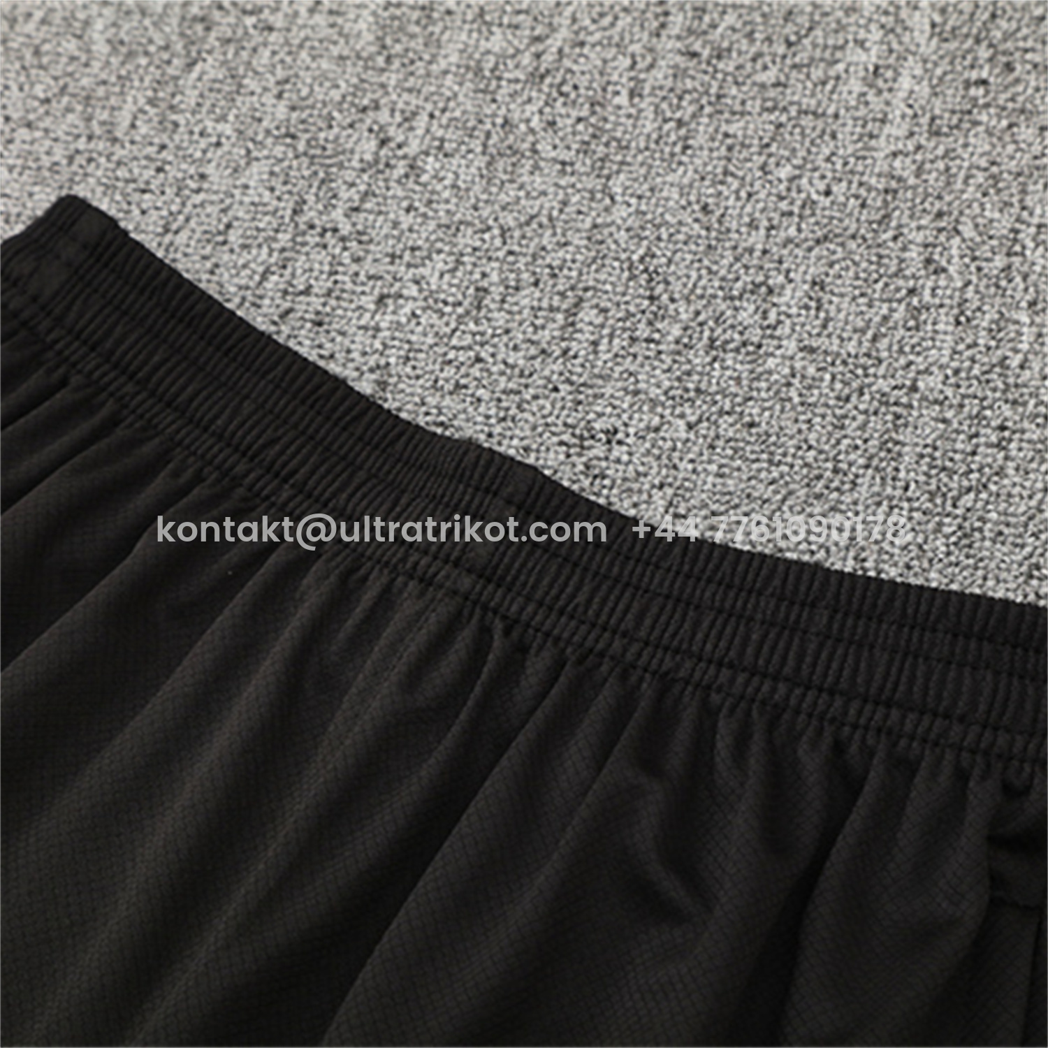 UltraTrikot-Brazil 25-26 Short-Sleeve Training Set - Orange Top & Black Shorts