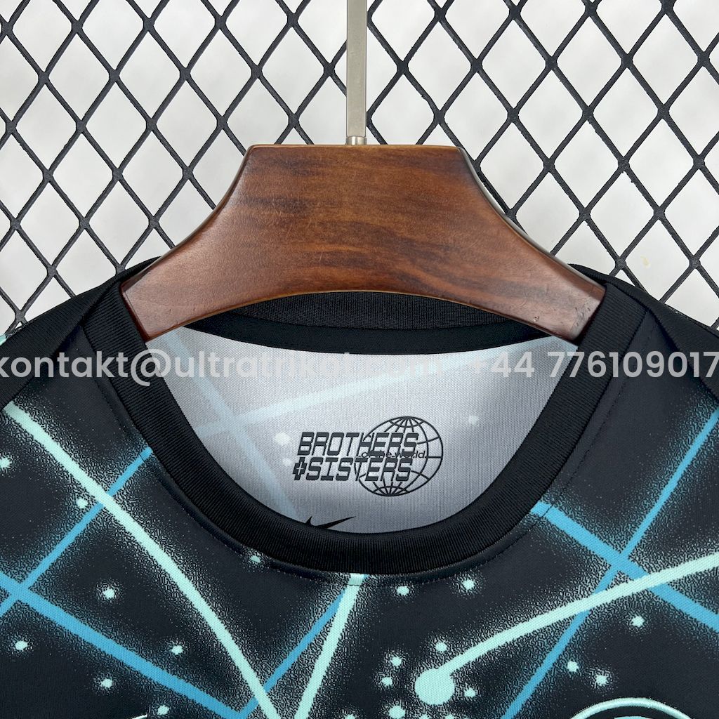 UltraTrikot-Inter Milan 25-26 Black Blue Pre-Match Training Jersey - Fans Version