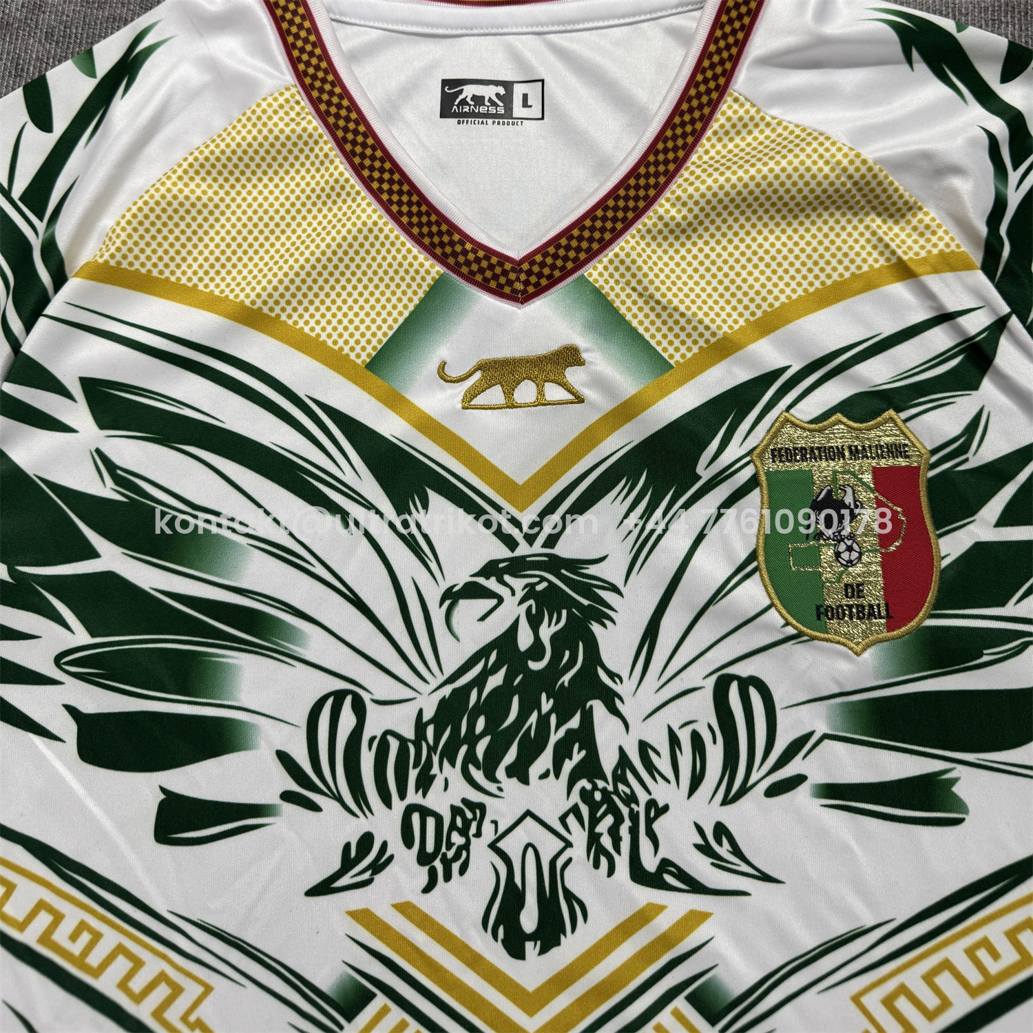 UltraTrikot-Mali 2026 Eagle White Jersey - Fans Version