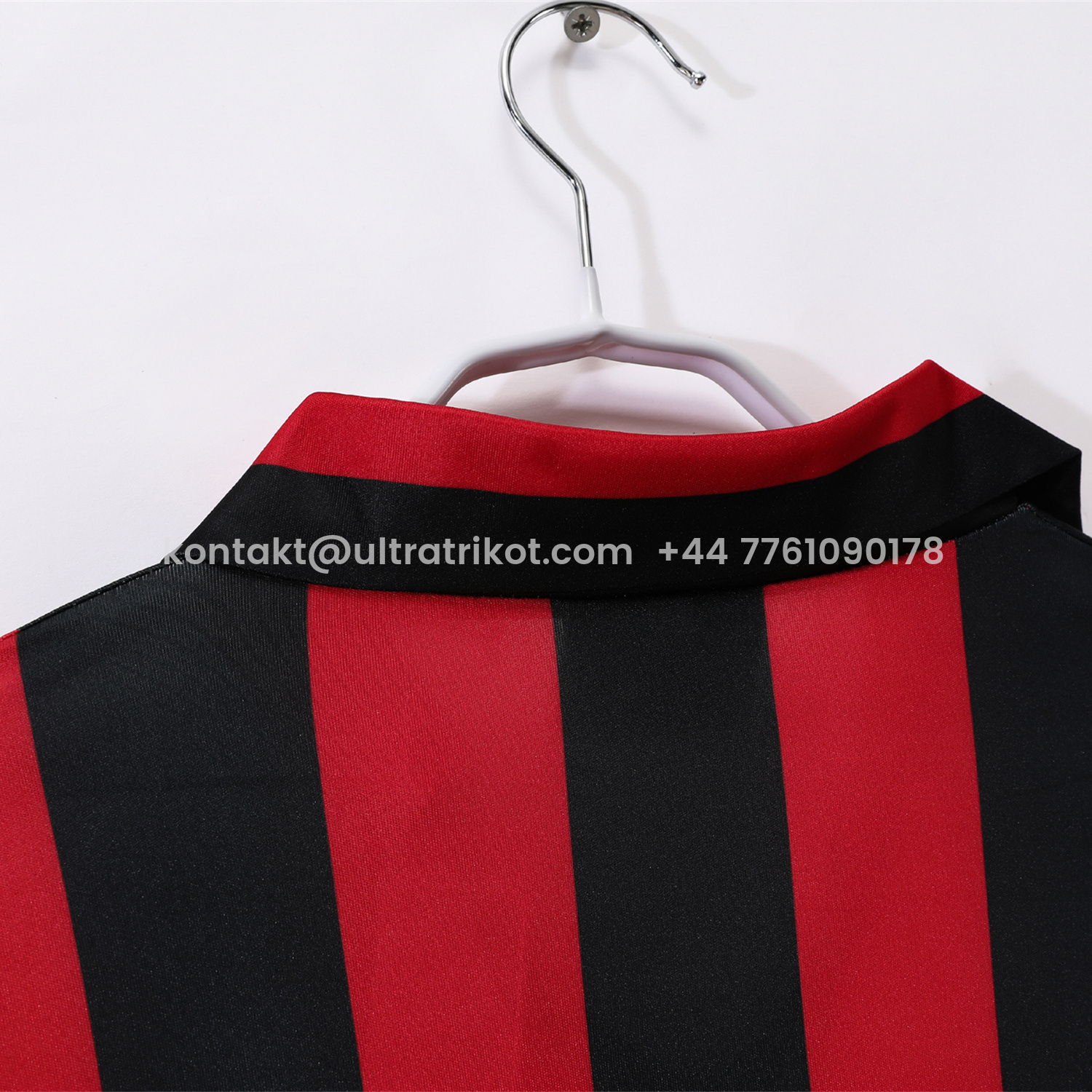 UltraTrikot-Retro AC Milan 1988-89 Home Long Sleeves Jersey