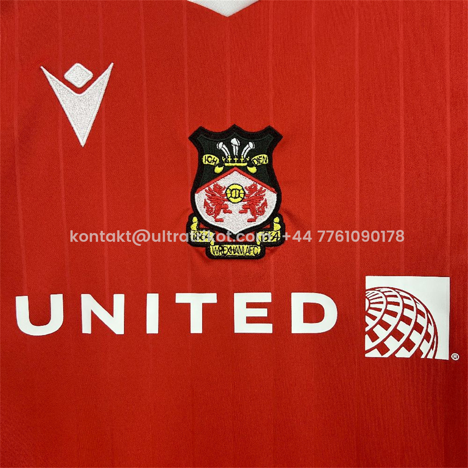 UltraTrikot-Wrexham 25-26 Home Jersey - Fans Version