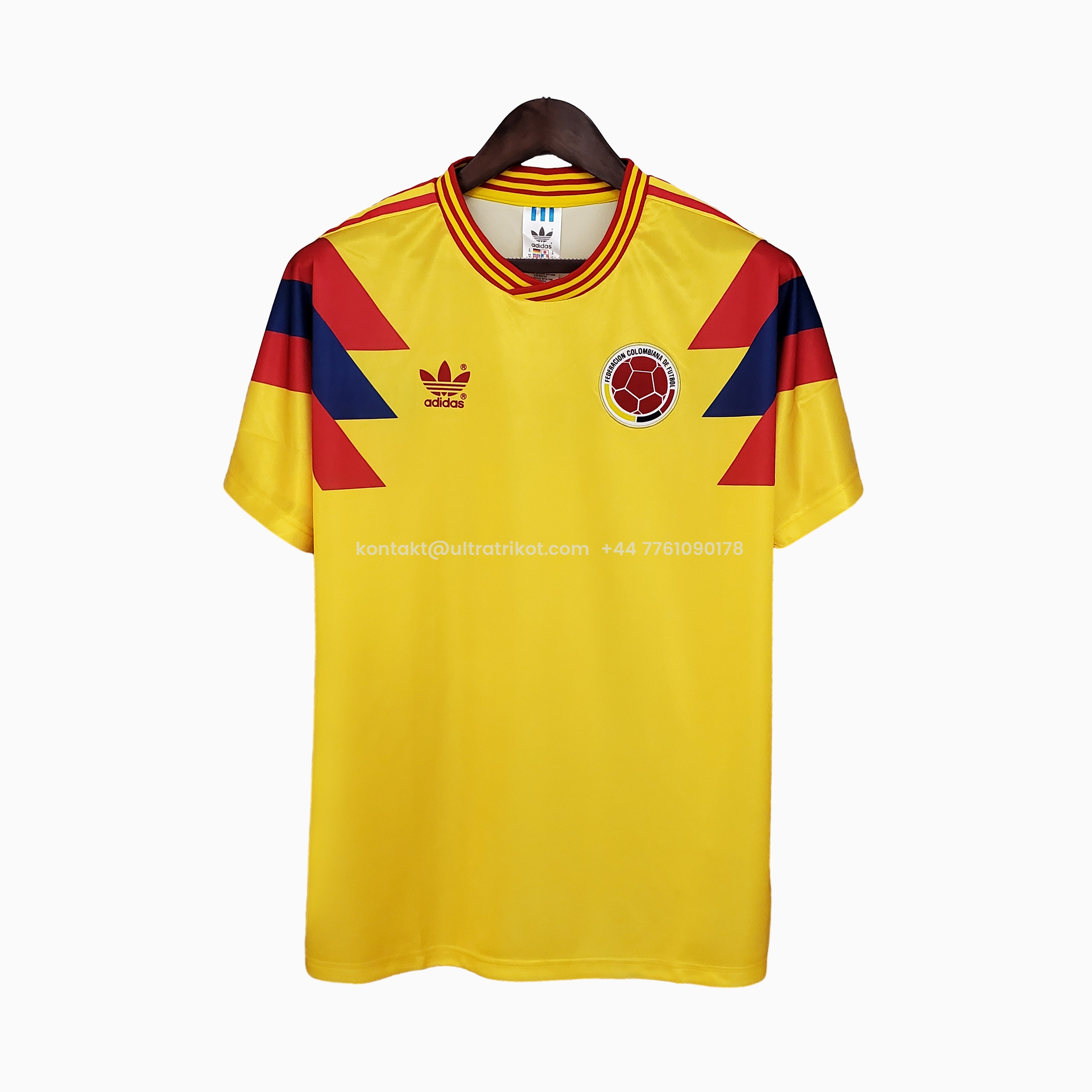 UltraTrikot-Retro Colombia 1990 Home Stadium Jersey