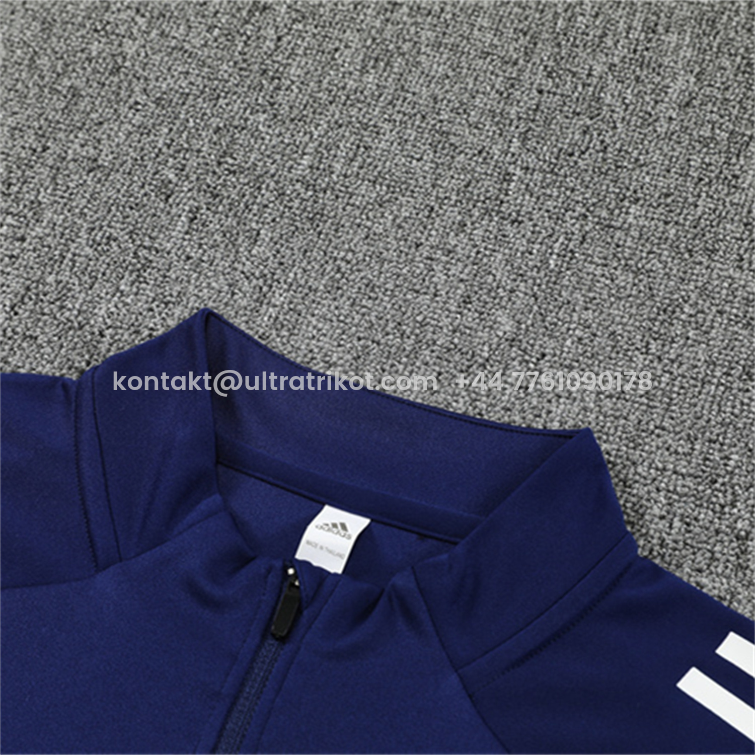 UltraTrikot-Real Madrid 25-26 Kids Long Sleeve Training Set - Deep Blue Top & Pants