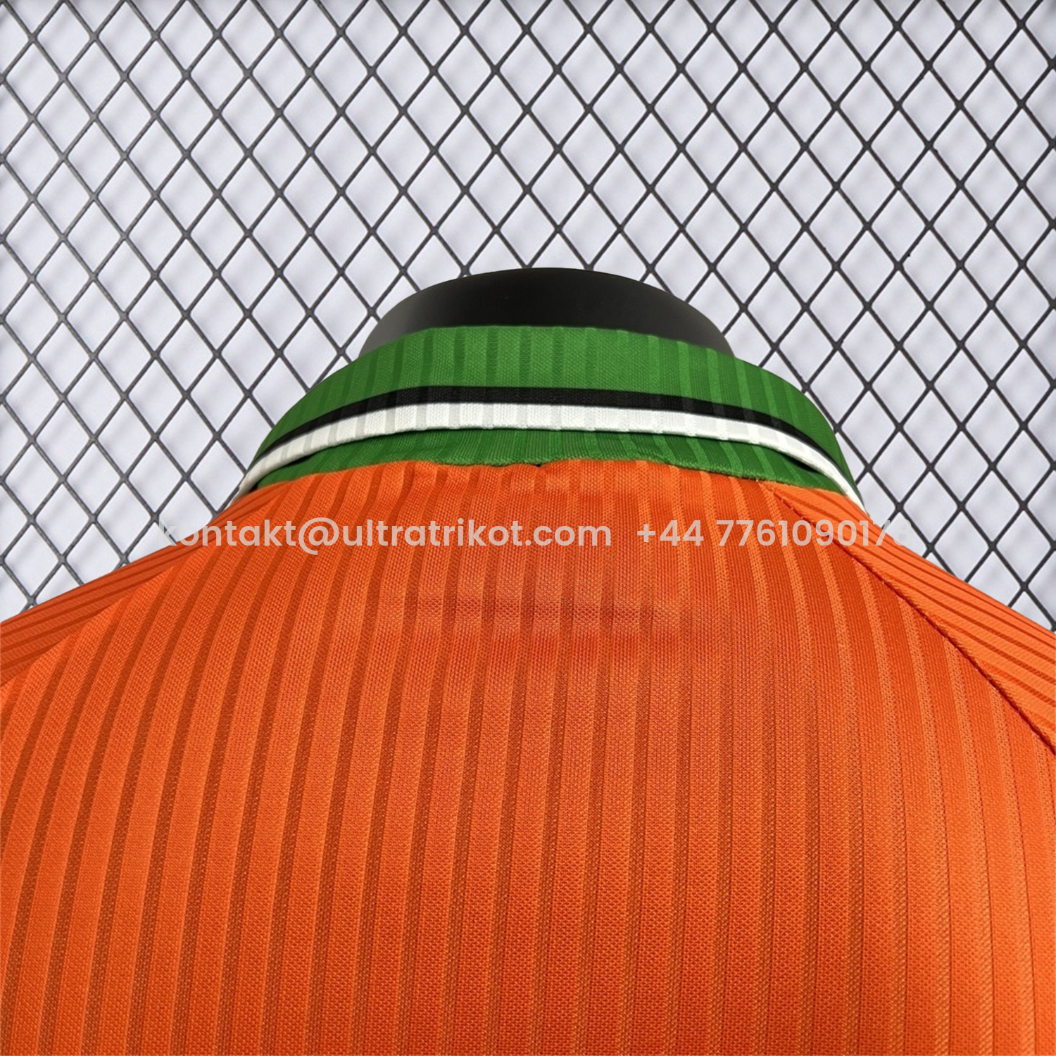 UltraTrikot-Retro Ireland 1996-97 Away Orange Jersey