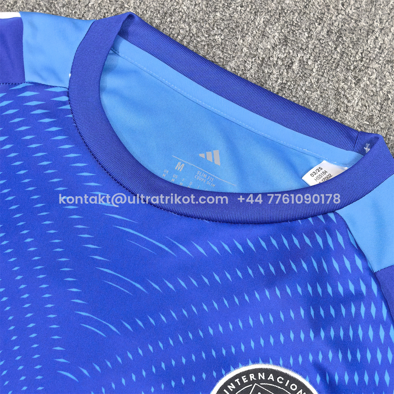 UltraTrikot-INT M.A.M 25-26 Blue Goalkeeper Jersey - Fans Version