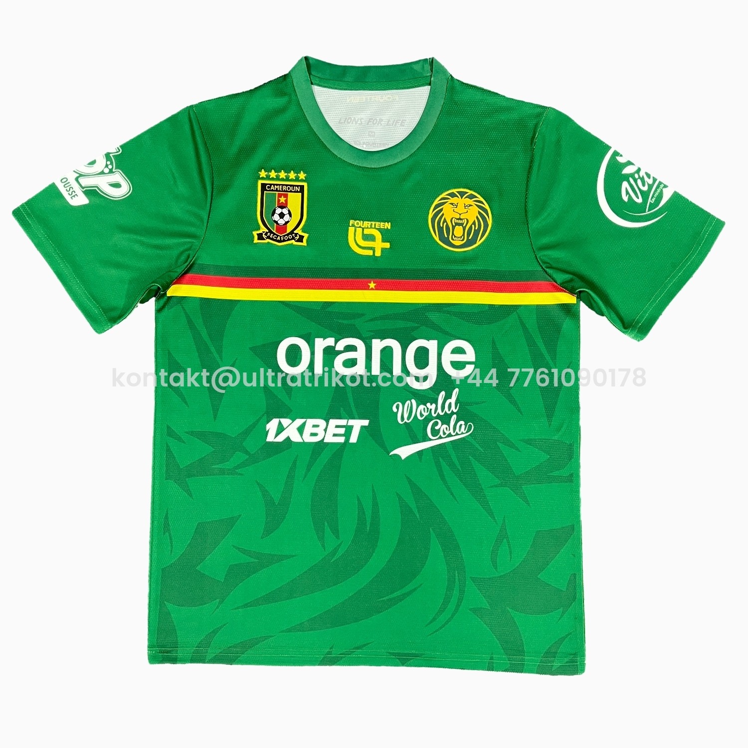 UltraTrikot-Cameroon 25-26 Green Training Jersey - Fans Version
