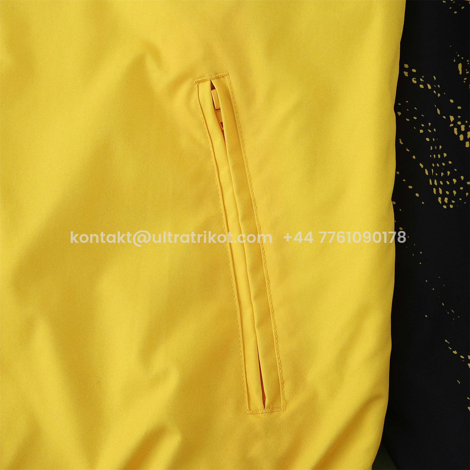 UltraTrikot-Dortmund 25-26 Double Sided Reversible Windbreaker - Green & Yellow