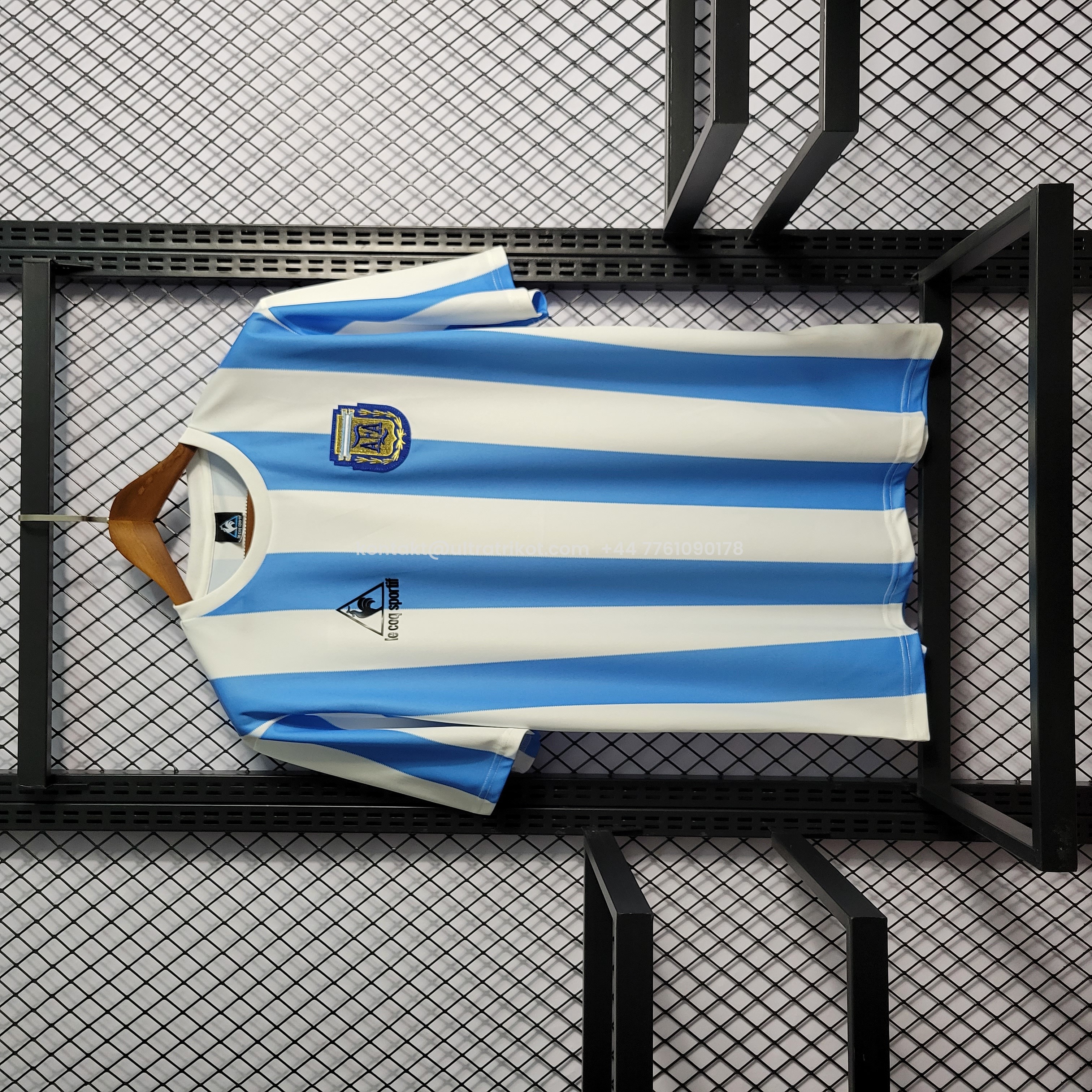 UltraTrikot-Retro Argentina 1986 Home Stadium Jersey