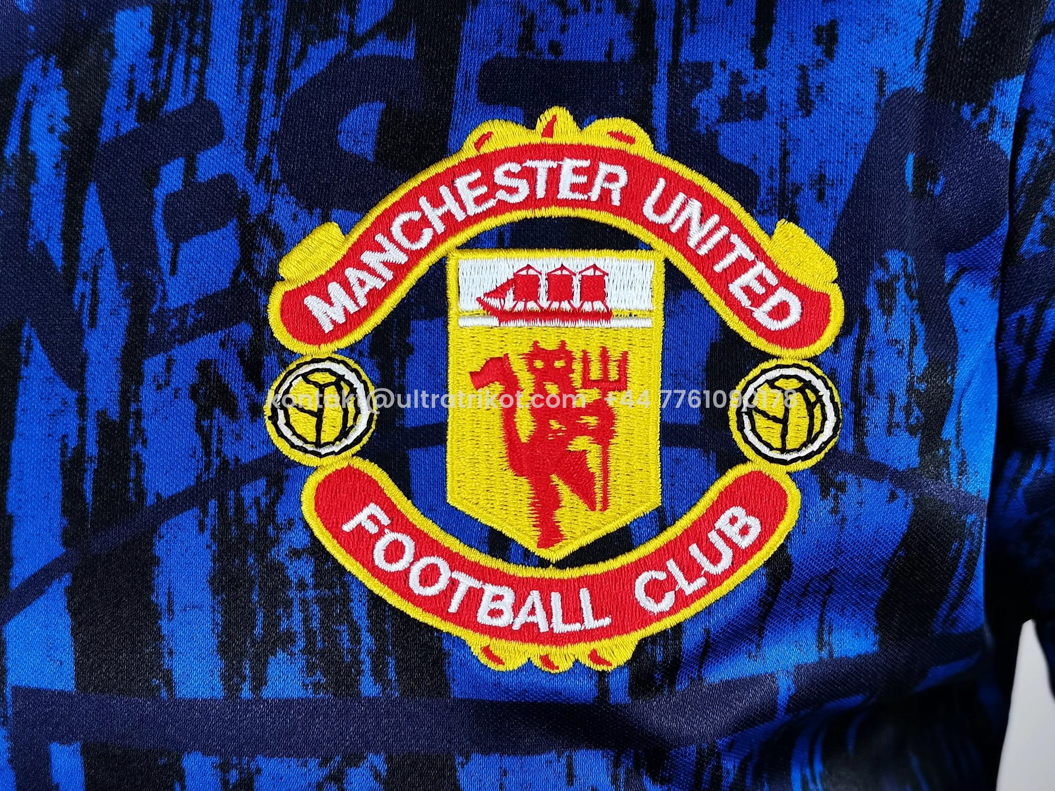 UltraTrikot-Retro Manchester United 92-94 Away Long Sleeve Jersey