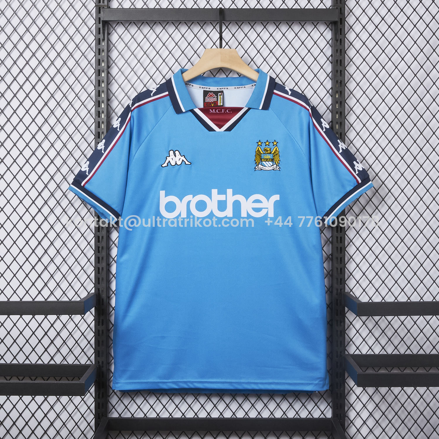 UltraTrikot-Retro Manchester City 1997-98 Home Jersey