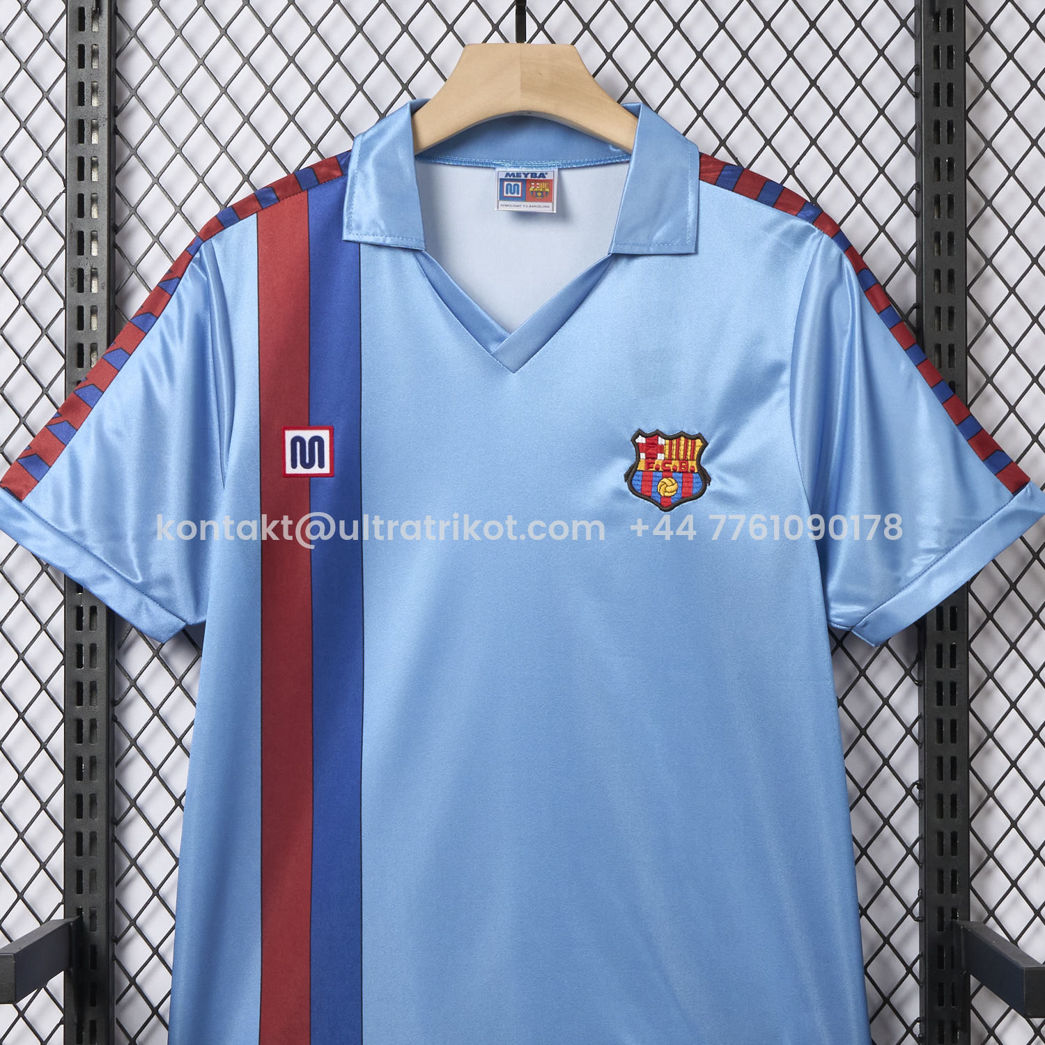 UltraTrikot-Retro Barcelona 1982-84 Away Blue Jersey