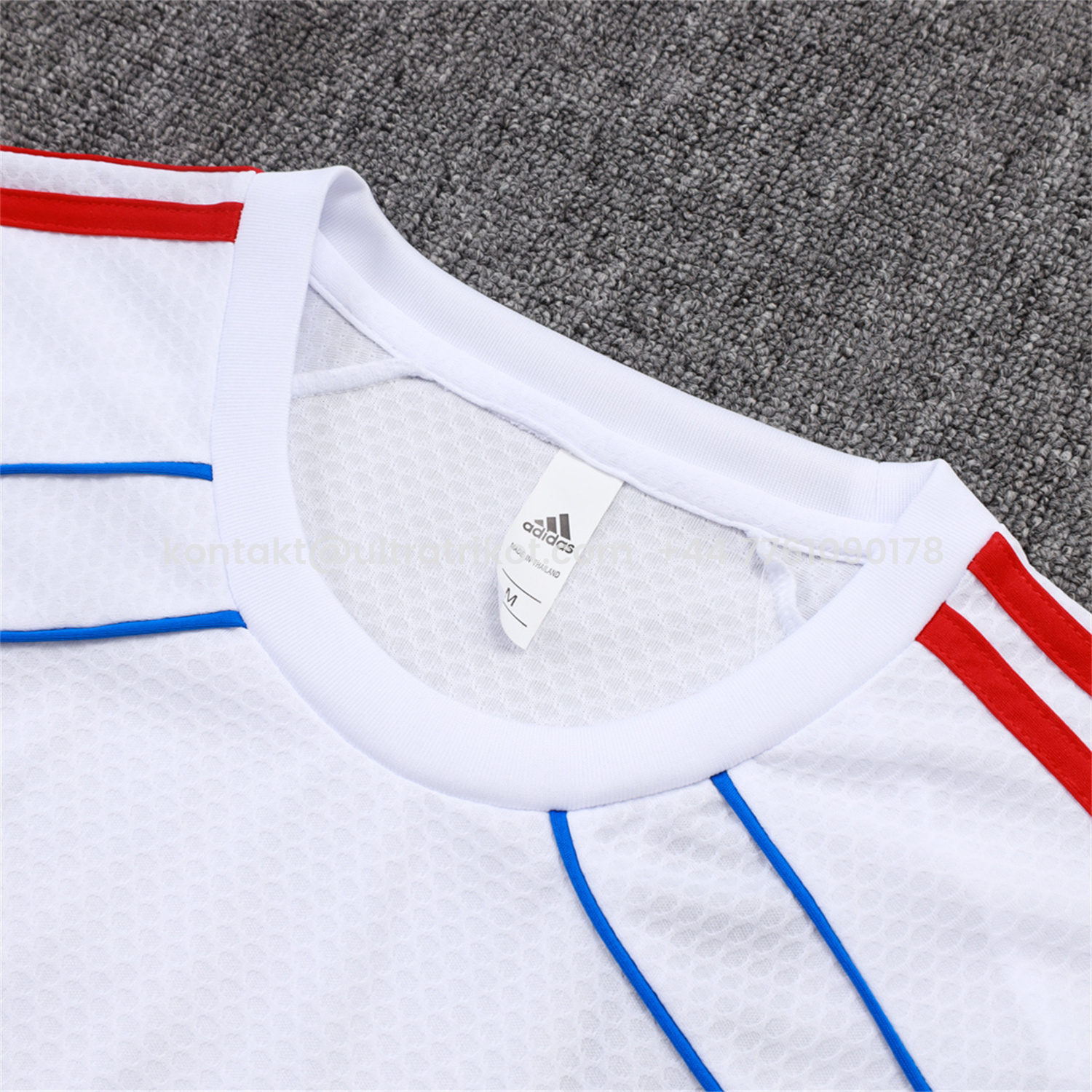 UltraTrikot-Bayern Munich 25-26 Short-Sleeve Training Set - White Throwback Top & Grey Shorts