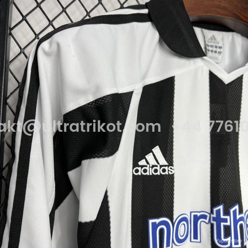 UltraTrikot-Retro Newcastle United 2003-05 Home Long Sleeve Jersey