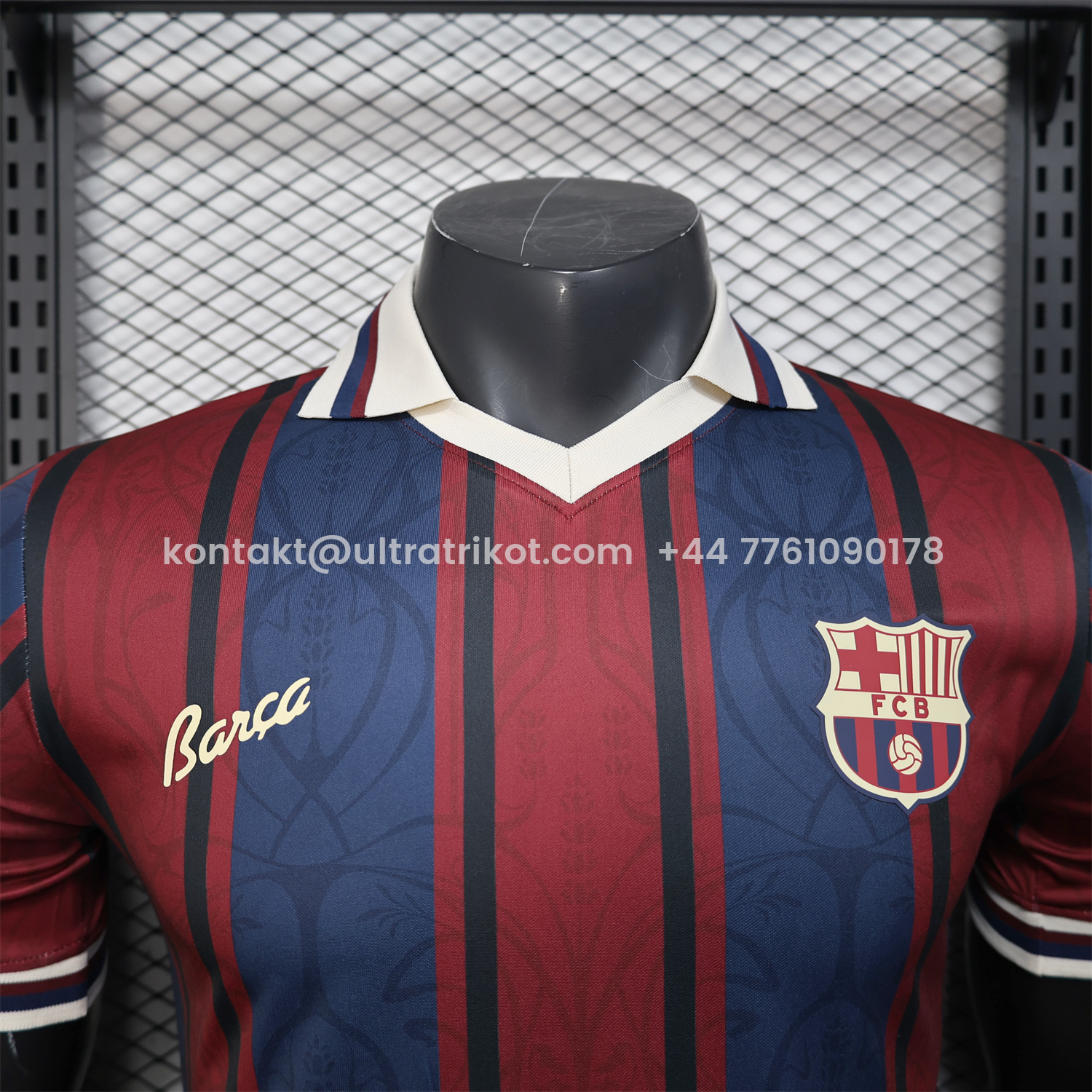 UltraTrikot-Barcelona 25-26 125th Anniversary Retro Style Jersey - Player Version