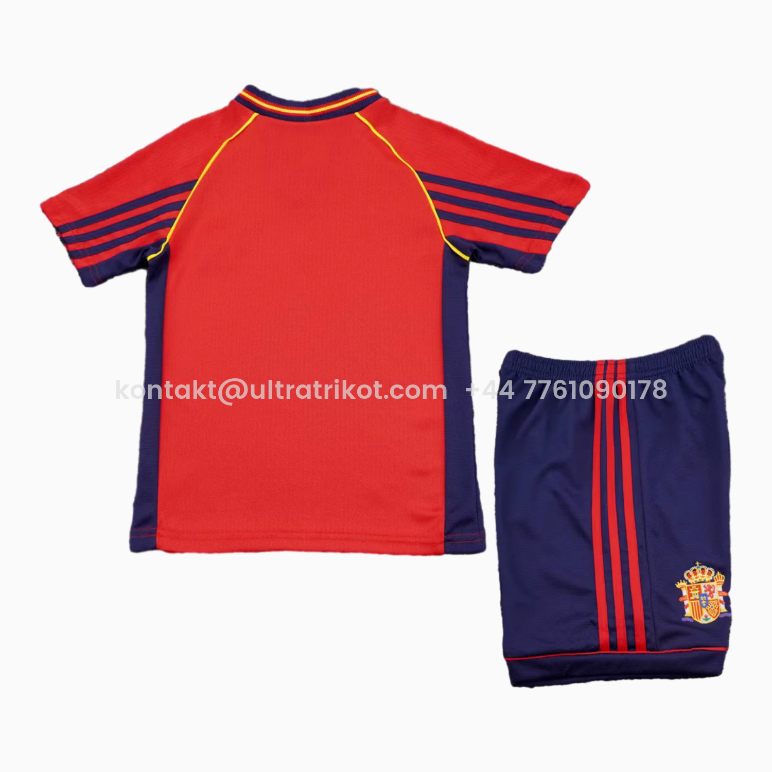 UltraTrikot-Retro Spain 1998-99 Home Kids Kit