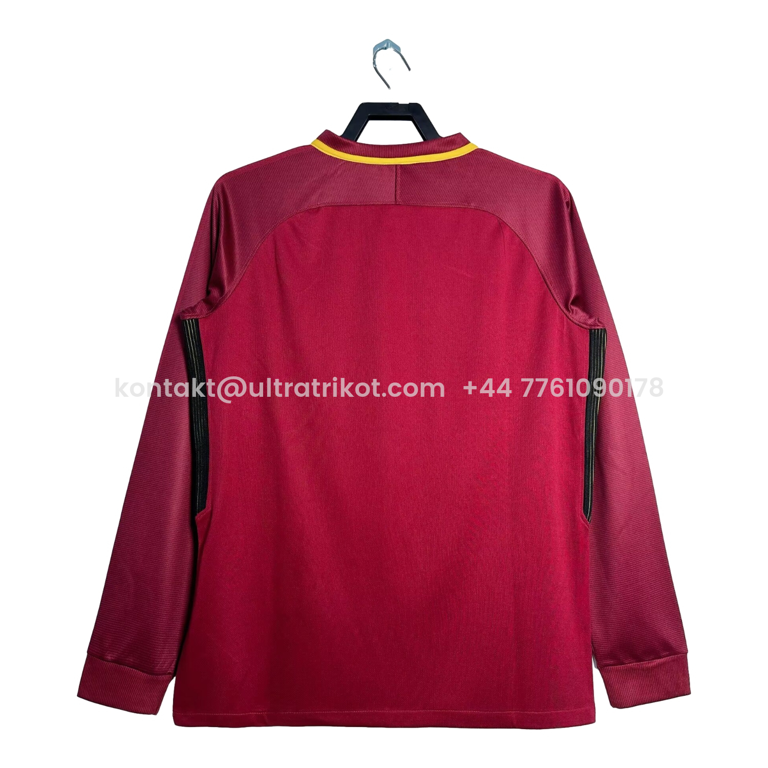 UltraTrikot-Retro Roma 2017-18 Home Long Sleeves Jersey