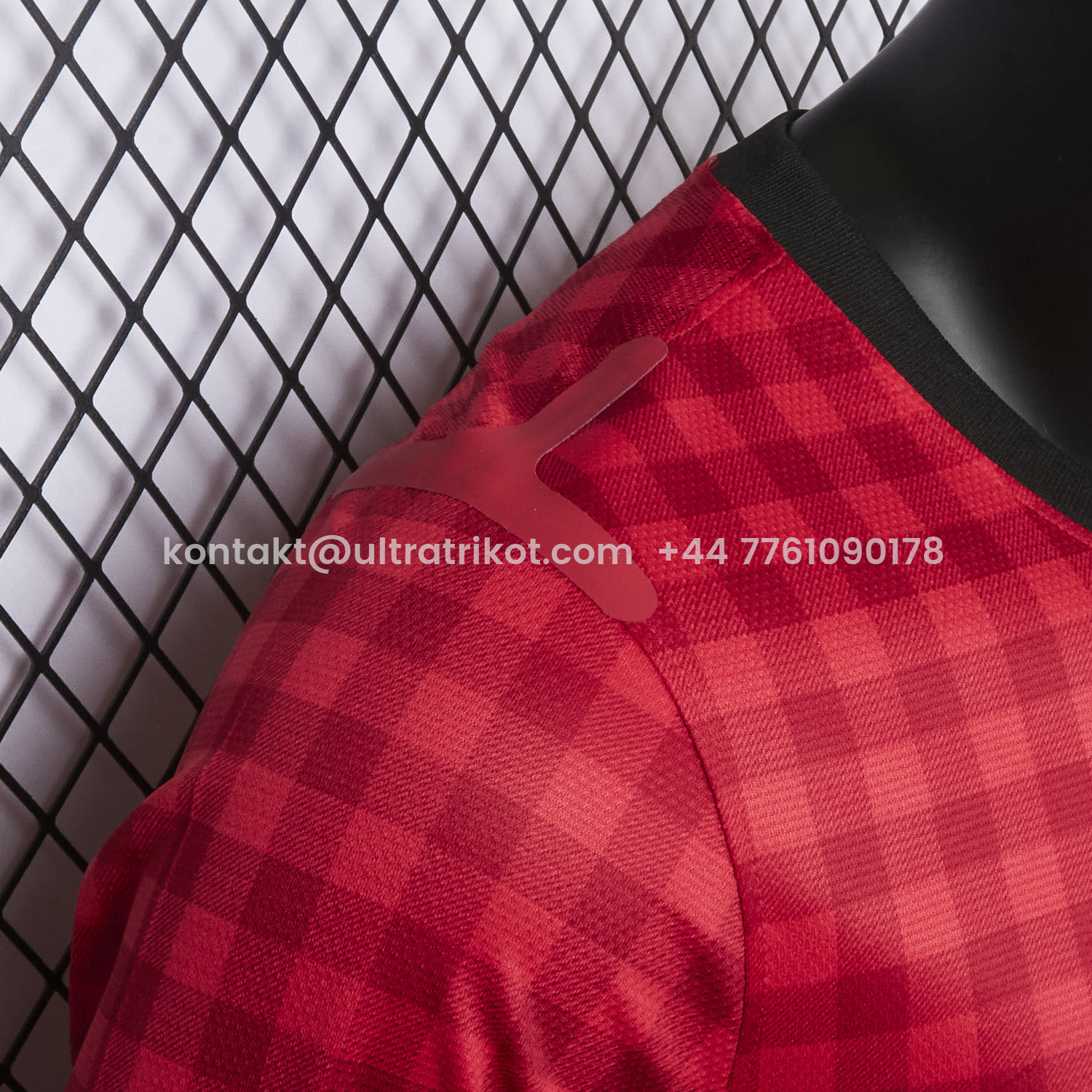 UltraTrikot-Retro Manchester United 2012-13 Home Long Sleeve Jersey - Player Version