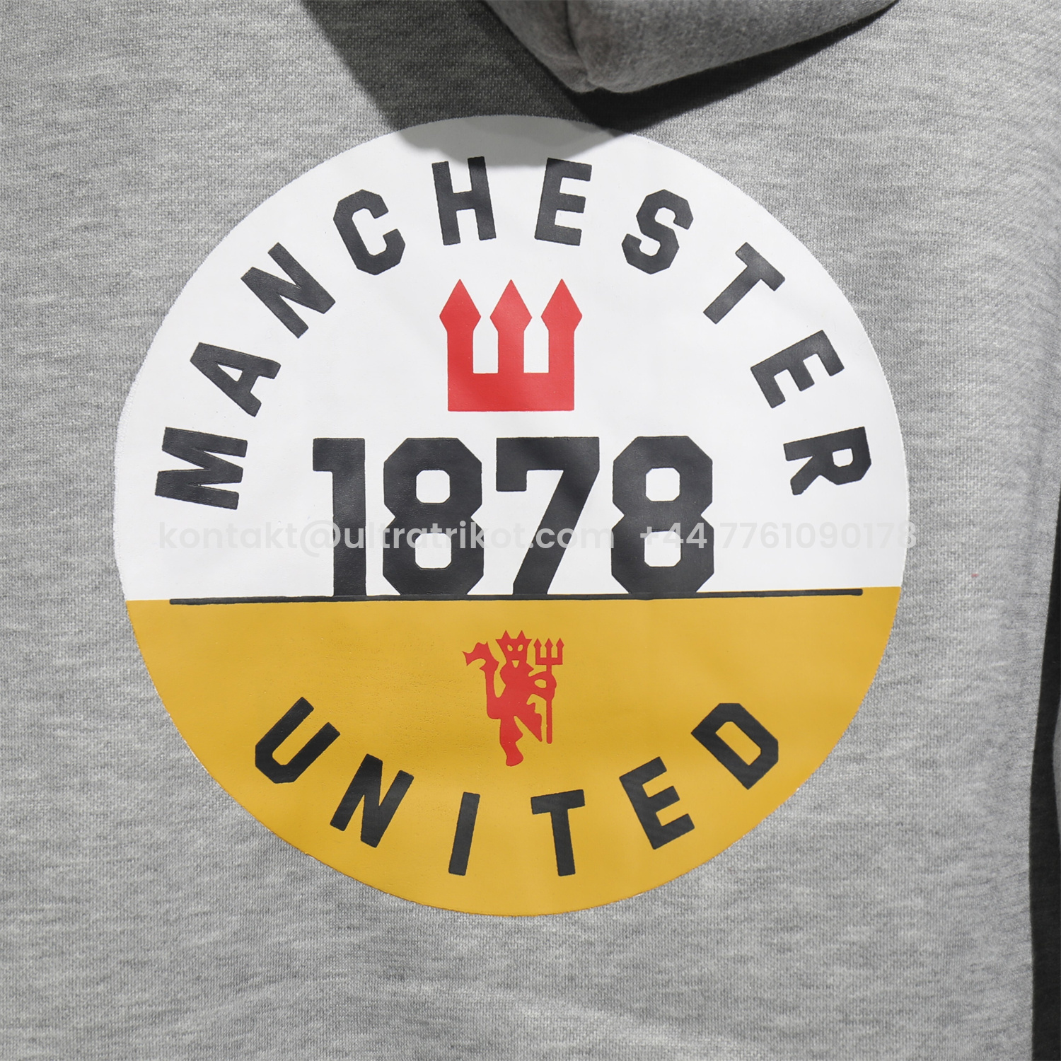 UltraTrikot-Manchester United 25-26 Pure Color Training Set - Grey Top and Grey Pants
