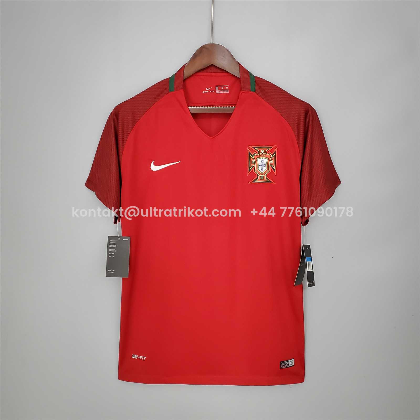 UltraTrikot-Retro Portugal 2016 Home Stadium Jersey