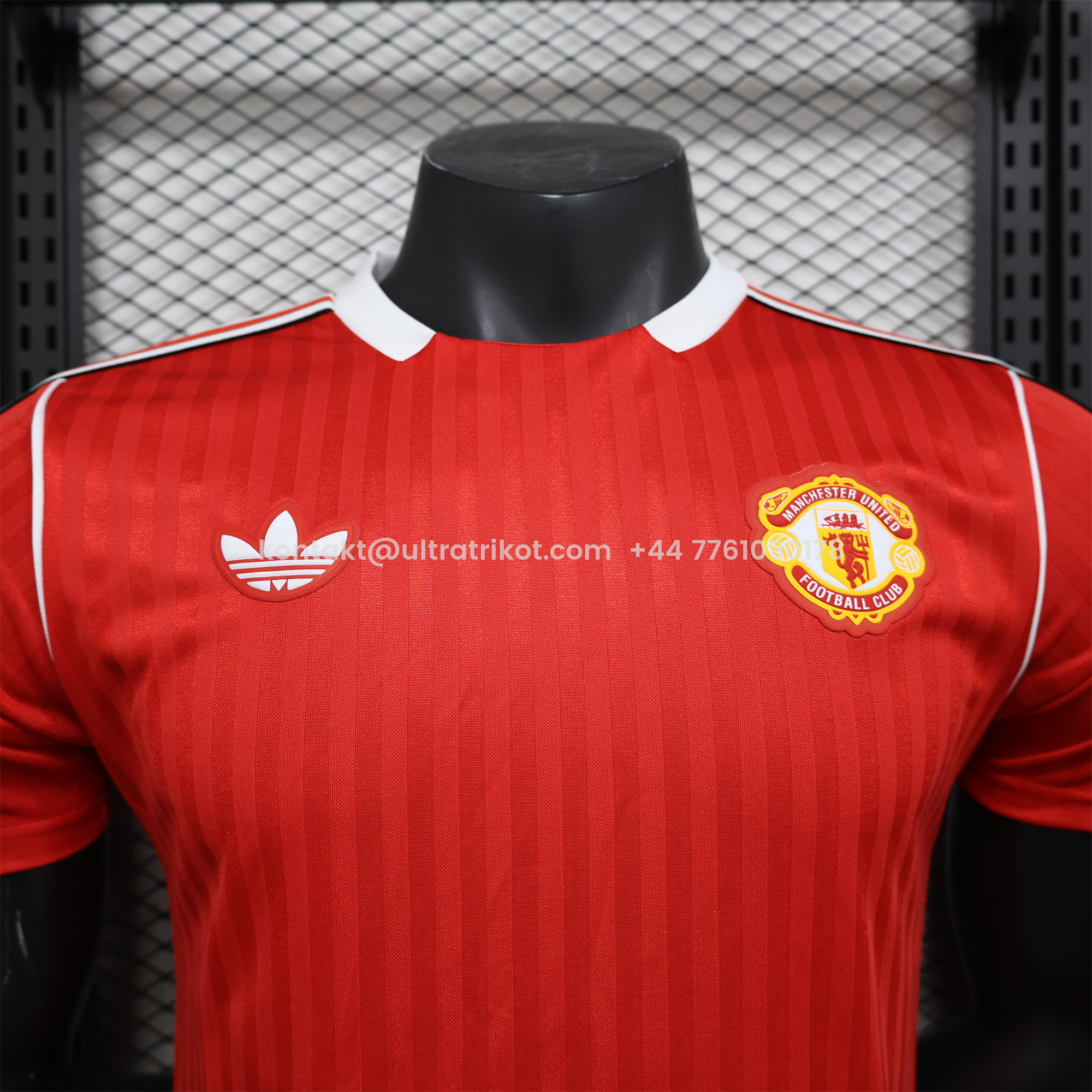UltraTrikot-Manchester United 2025 Red Icon Retro Jersey - Player Version
