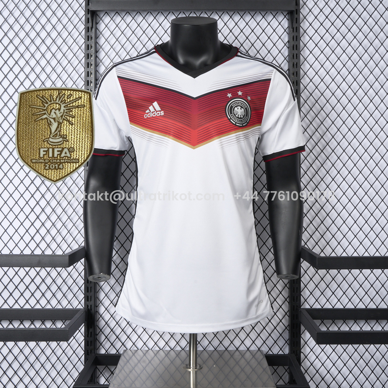 UltraTrikot-Retro Germany 2014 Home Jersey - Player Version