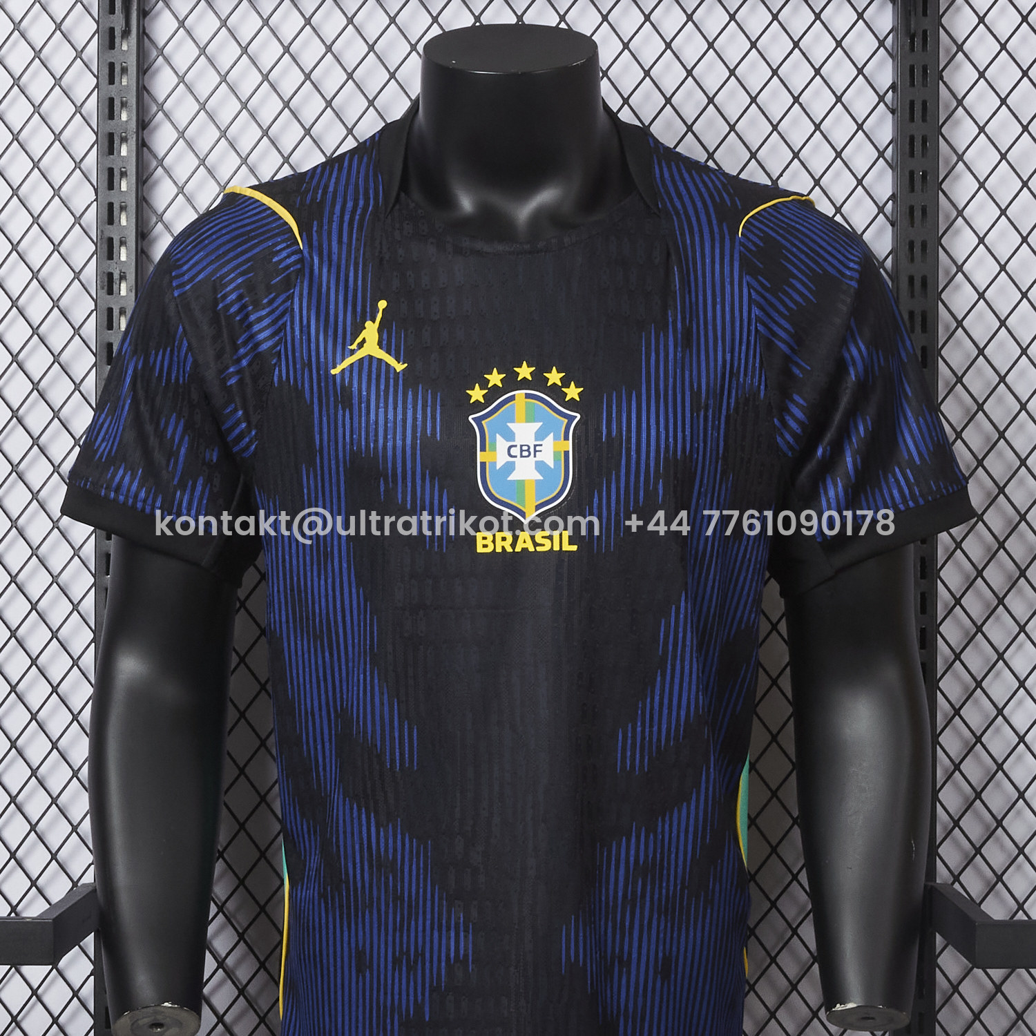 UltraTrikot-Brazil 2026 Away Blue Jersey - Player Version
