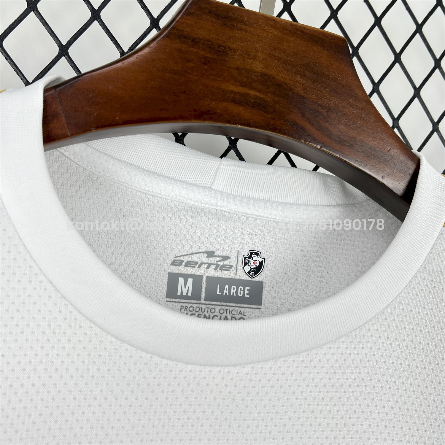 UltraTrikot-Vasco da Gama 25-26 Yellow Lines White Jersey - Fans Version