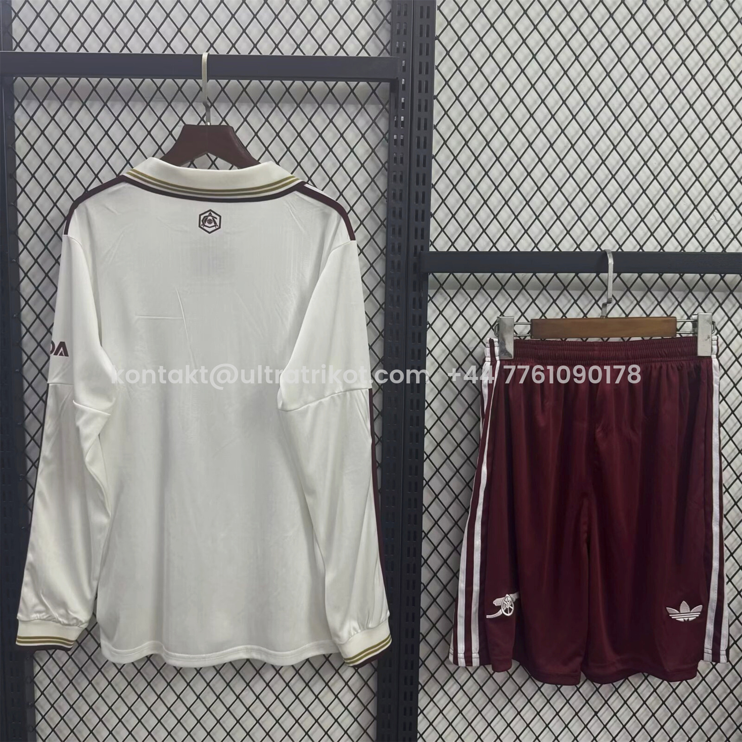 UltraTrikot-Arsenal 25-26 Third White Long Sleeves Kids Kit