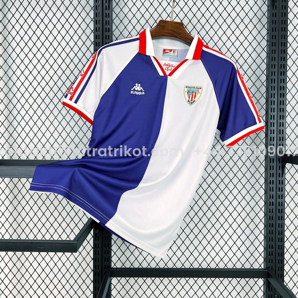 UltraTrikot-Retro Athletic Bilbao 1997-98 Away Unsponsored Jersey