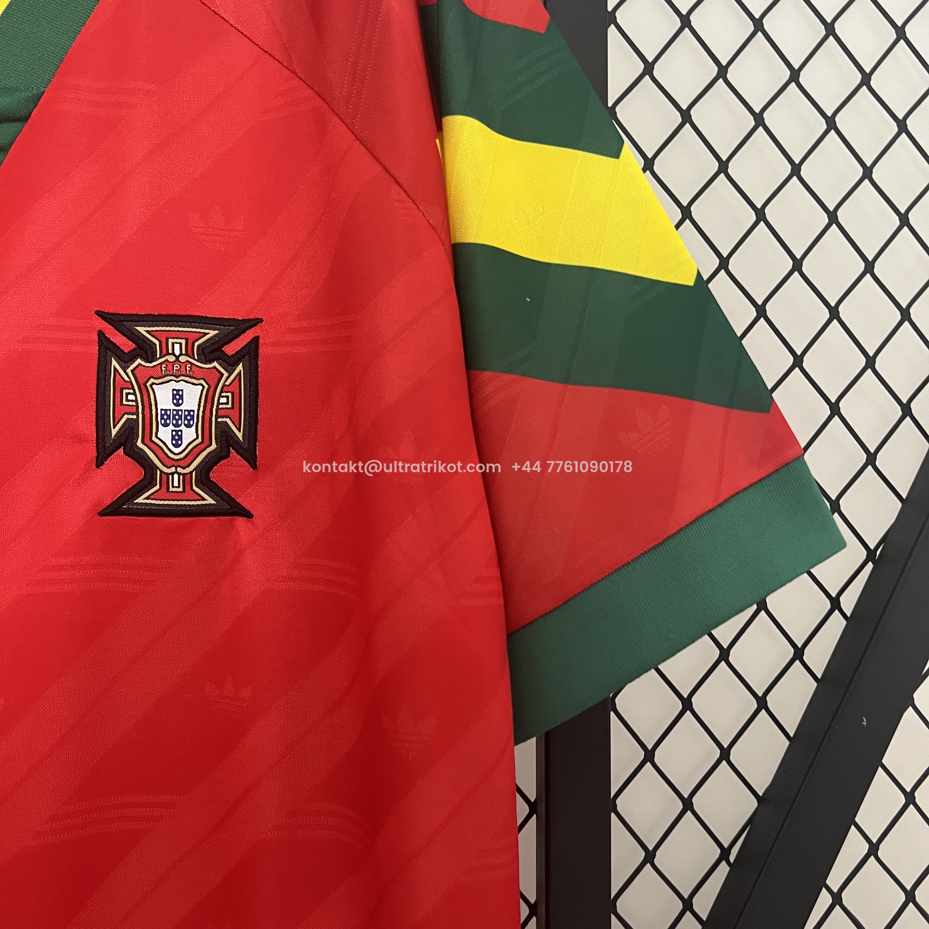 UltraTrikot-Retro Portugal 1992 Home Stadium Jersey