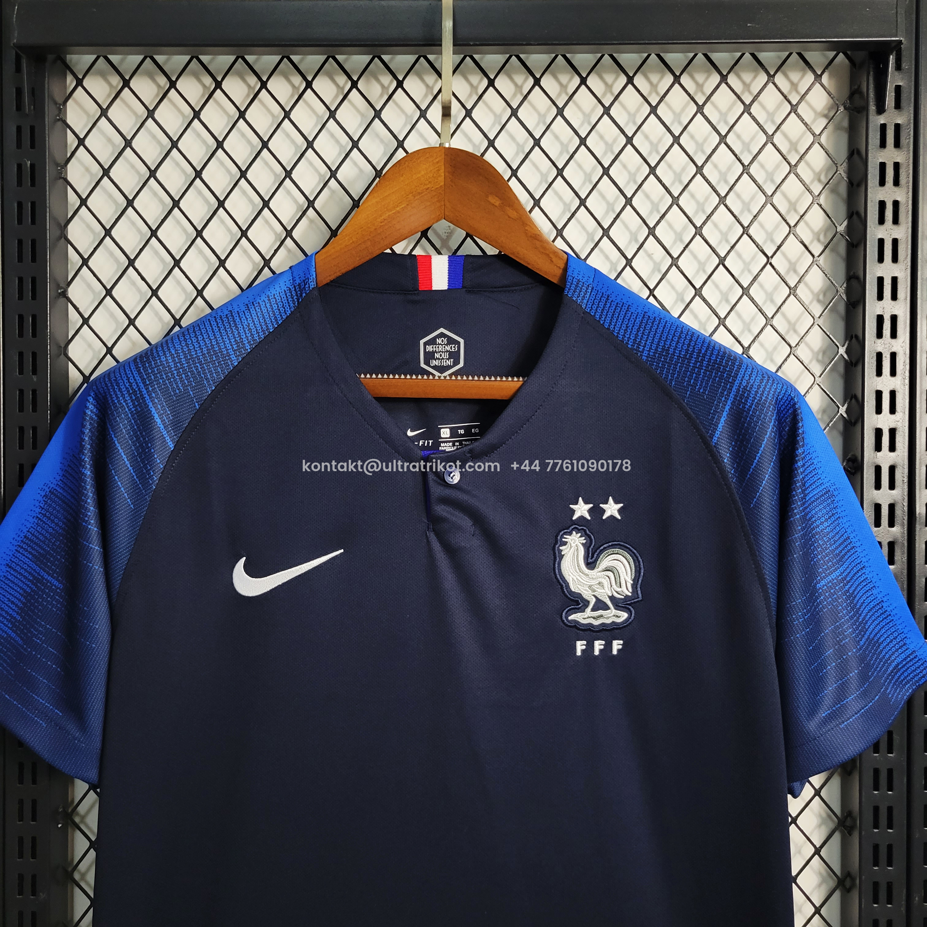 UltraTrikot-Retro France 2018 Home Stadium Jersey