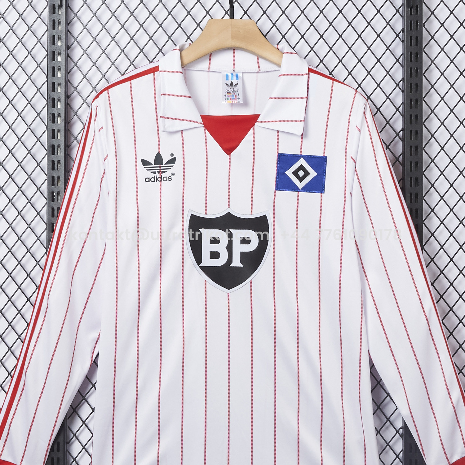 UltraTrikot-Retro Hamburger SV 1982-83 Home Long Sleeves Jersey