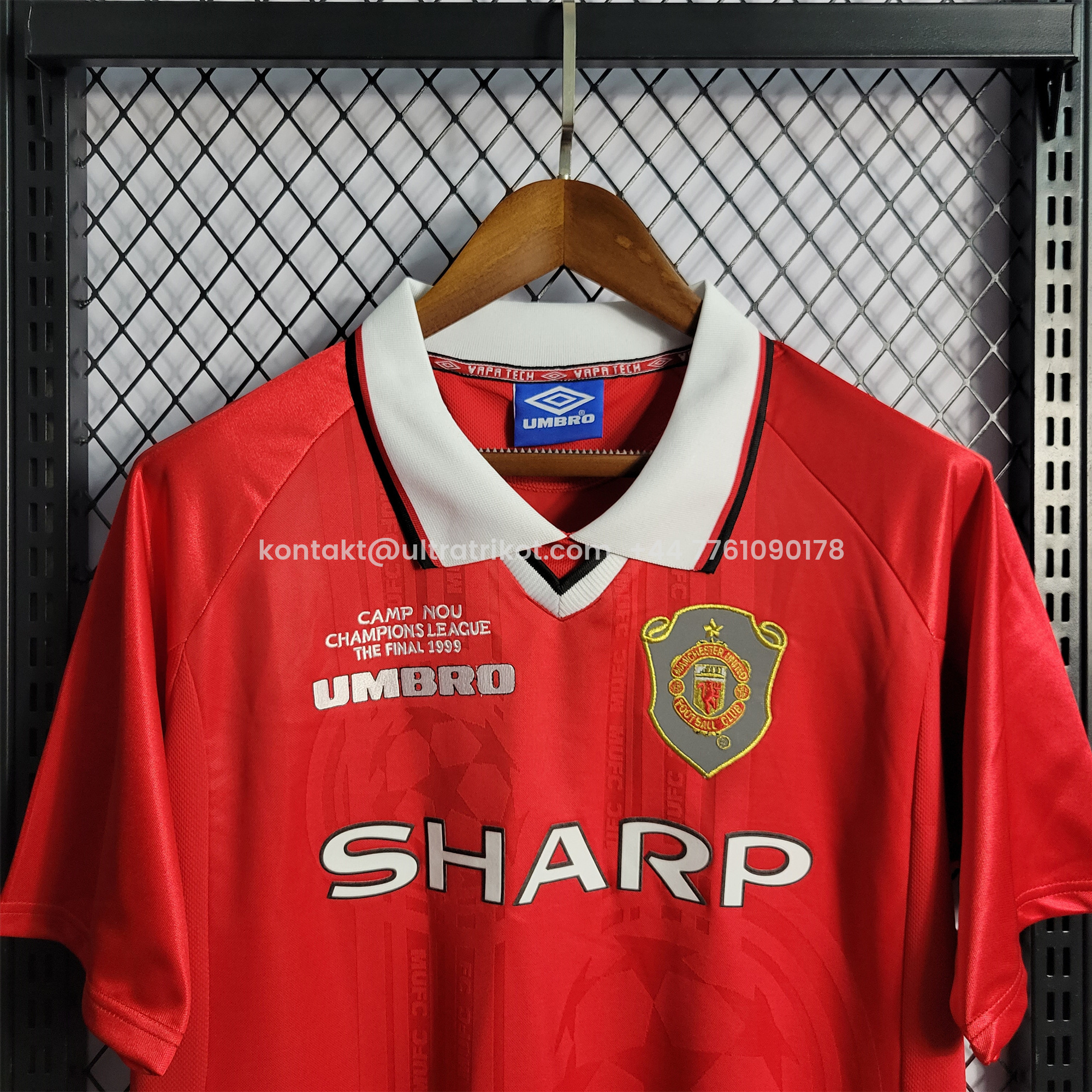 UltraTrikot-Retro Manchester United 99-00 Home Jersey