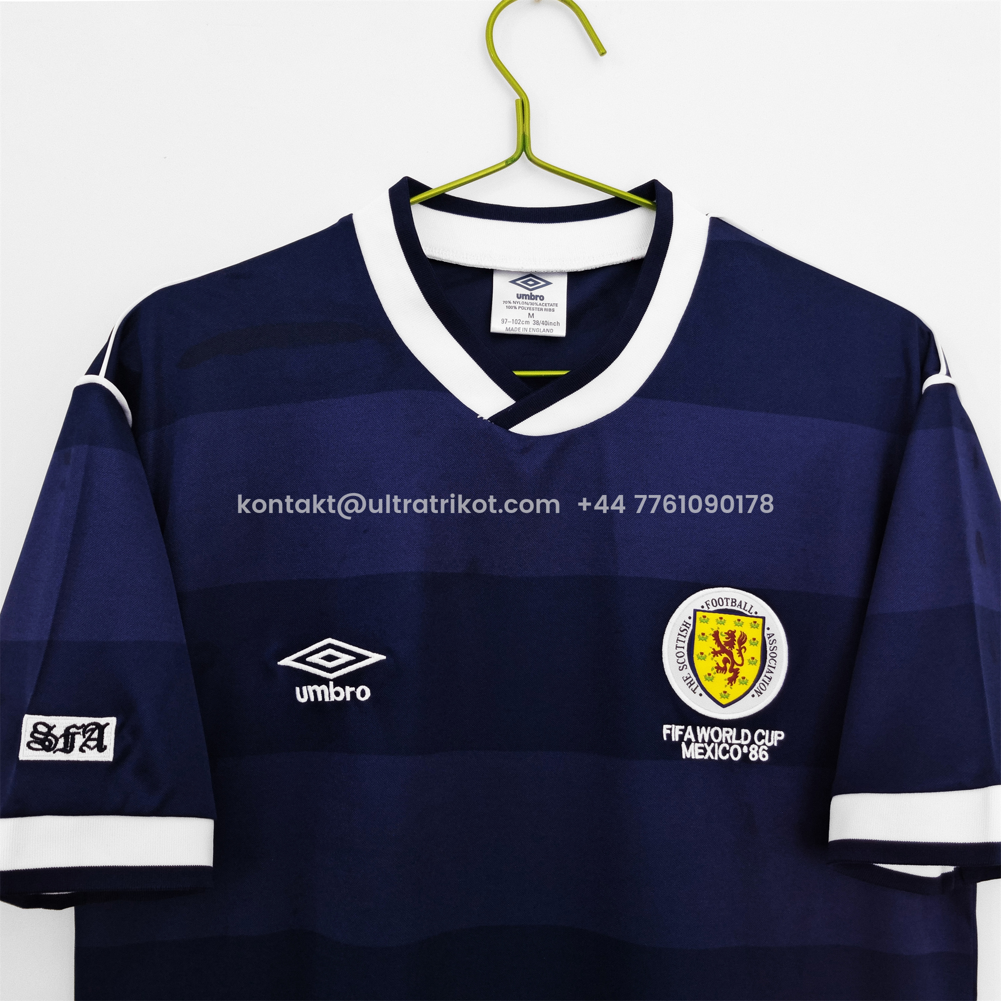 UltraTrikot-Retro S-c-o.t l.a-n.d 1987-88 Home Jersey - Fans Version