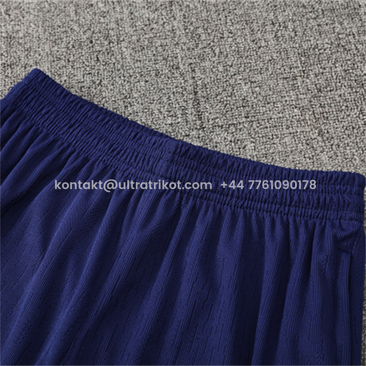 UltraTrikot-Barcelona 25-26 Long Sleeve Training Set - Royal Blue Top Orange Sponsor & Royal Blue Pants