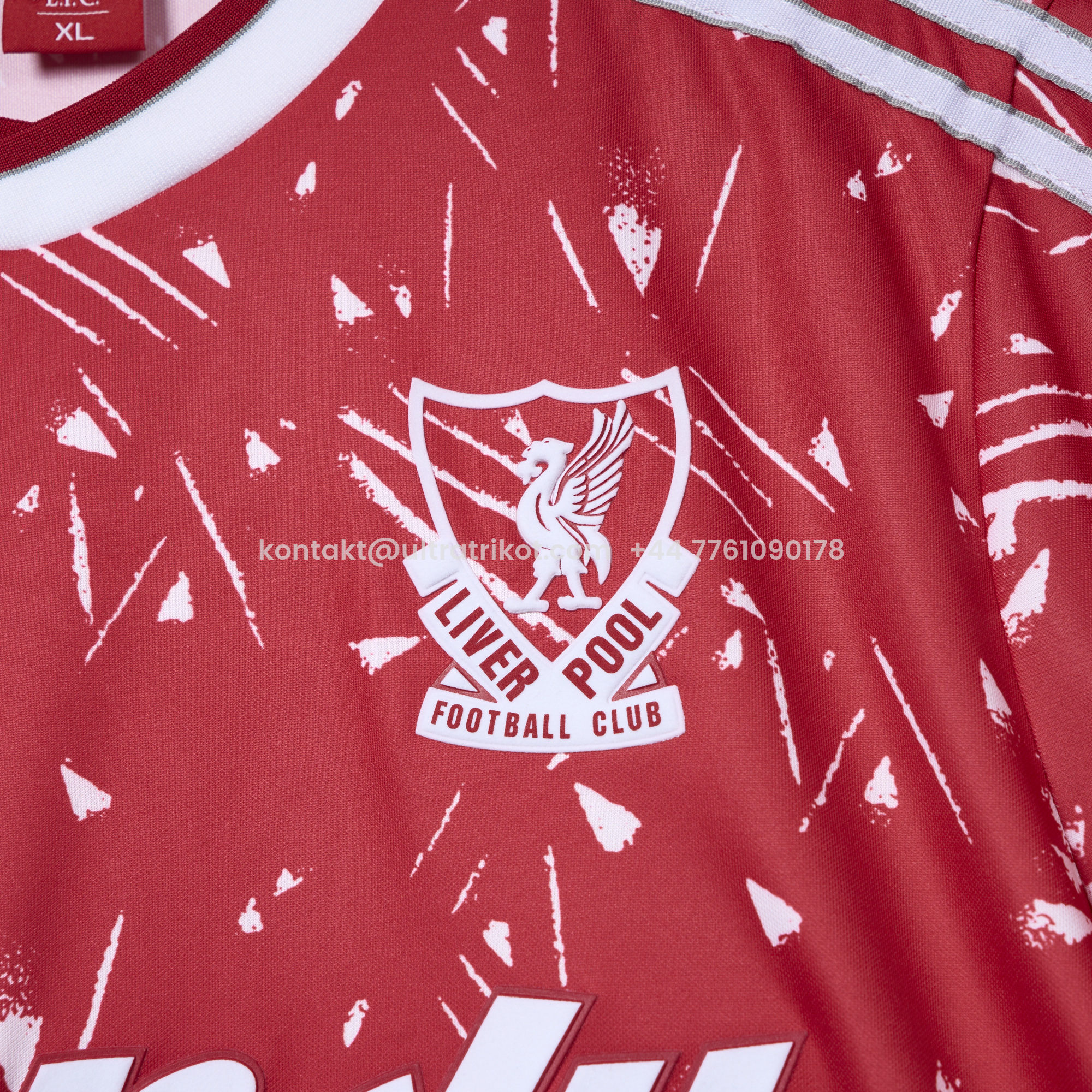 UltraTrikot-Retro Liver.pool 1989-91 Home Stadium Jersey