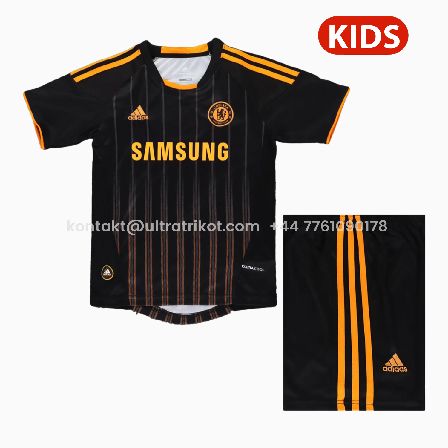UltraTrikot-Retro C.H.E.L.S.E.A 2010-11 Away Kids Kit