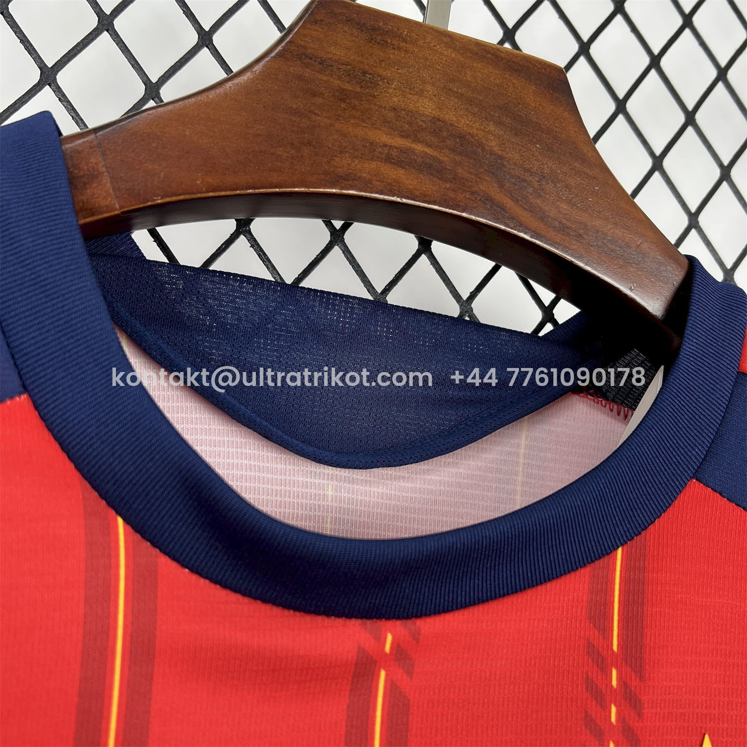 UltraTrikot-Spain 2026 Home Red Long Sleeves Jersey - Fans Version