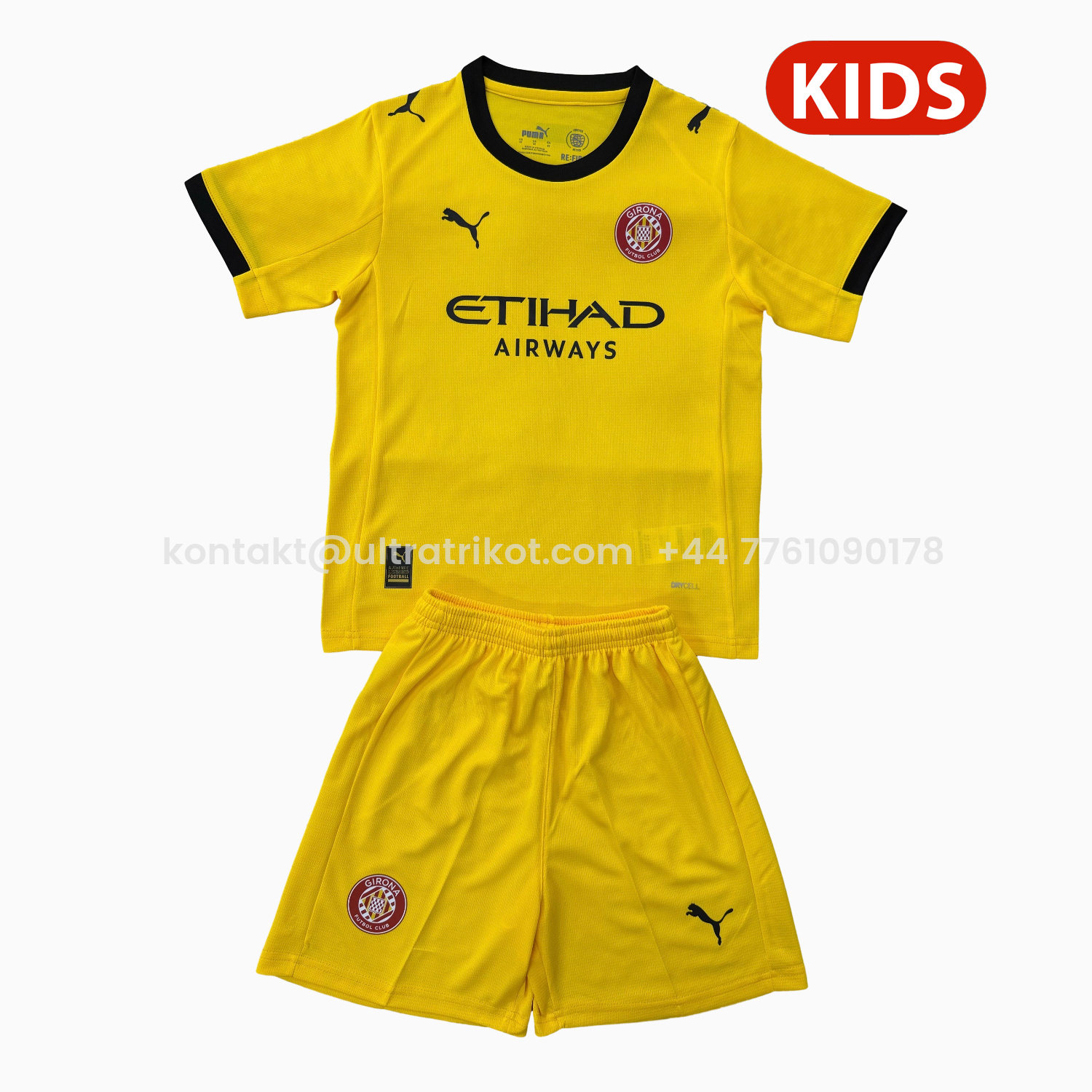 UltraTrikot-Girona 25-26 Away Kids Kit