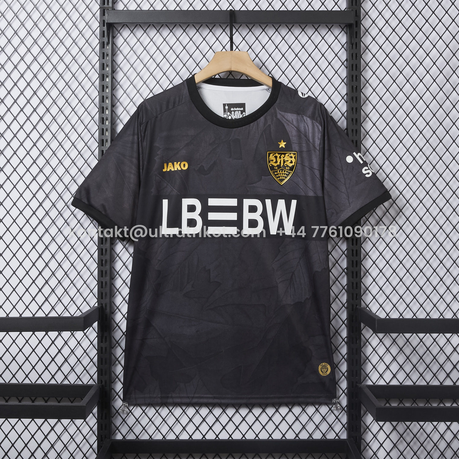 UltraTrikot-VfB Stuttgart 25-26 Third Black Jersey - Fans Version