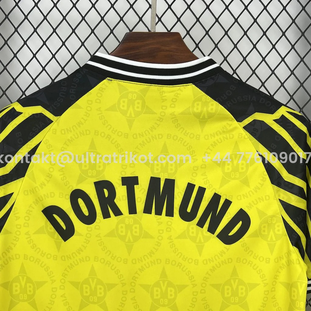 UltraTrikot-Retro Dortmund 1994-95 Home Jersey