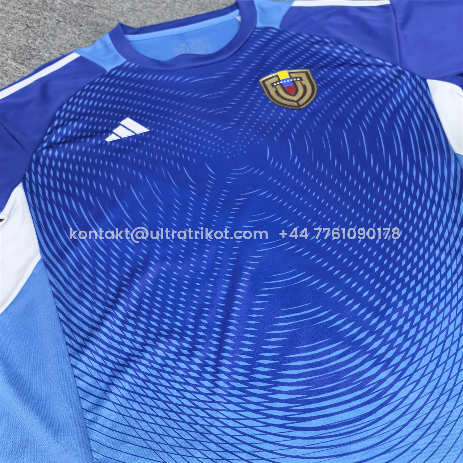 UltraTrikot-Venezuela 25-26 Blue Goalkeeper Jersey - Fans Version