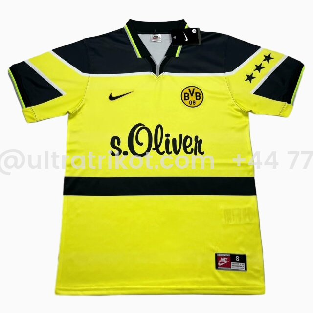 UltraTrikot-Retro Dortmund 1997-98 Home Stadium Jersey
