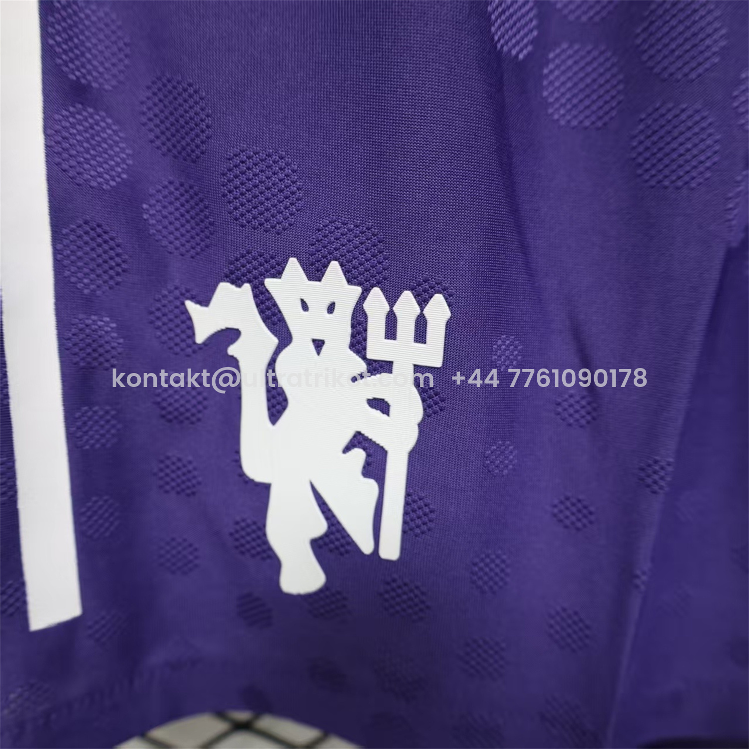 UltraTrikot-Manchester United 25-26 Away Purple Shorts - Player Version