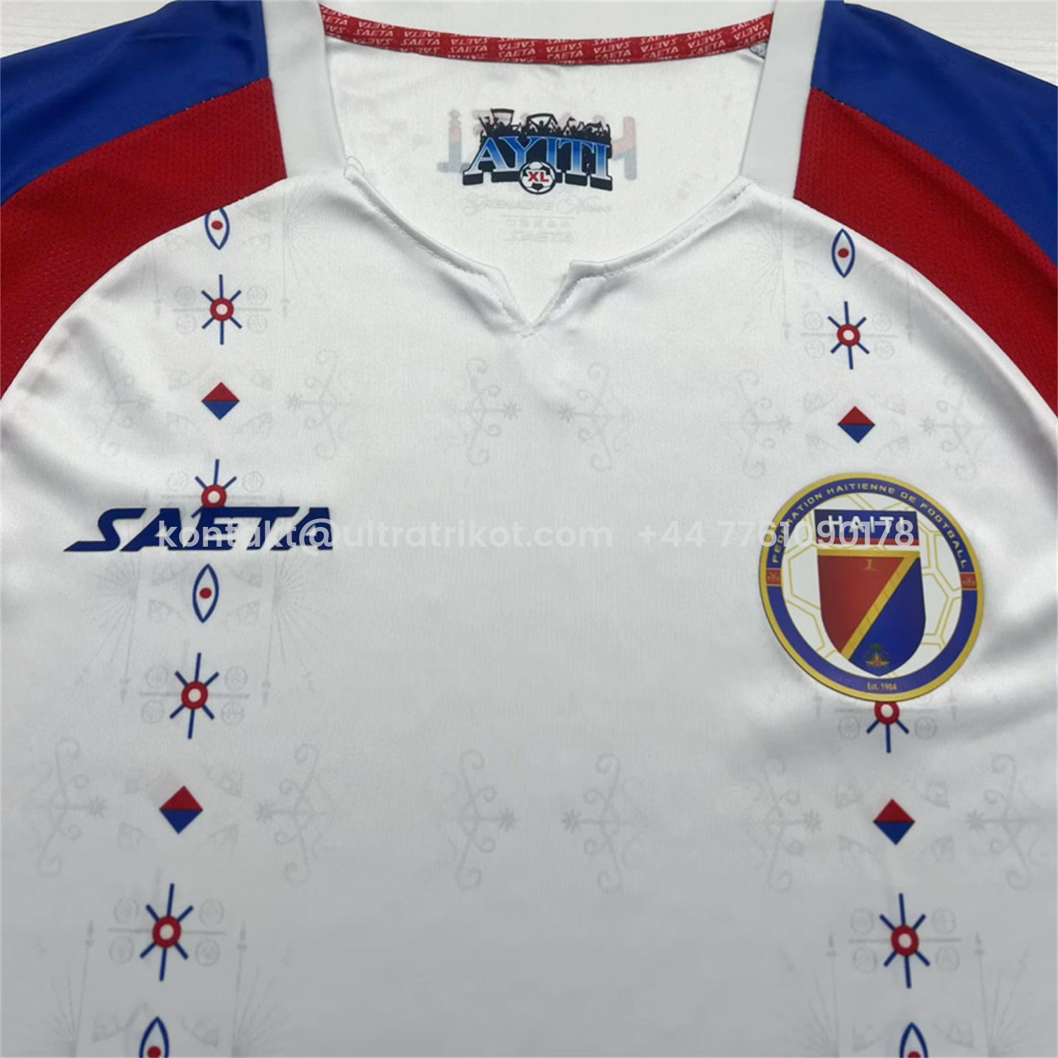 UltraTrikot-Haiti 2026 Away White Jersey - Fans Version