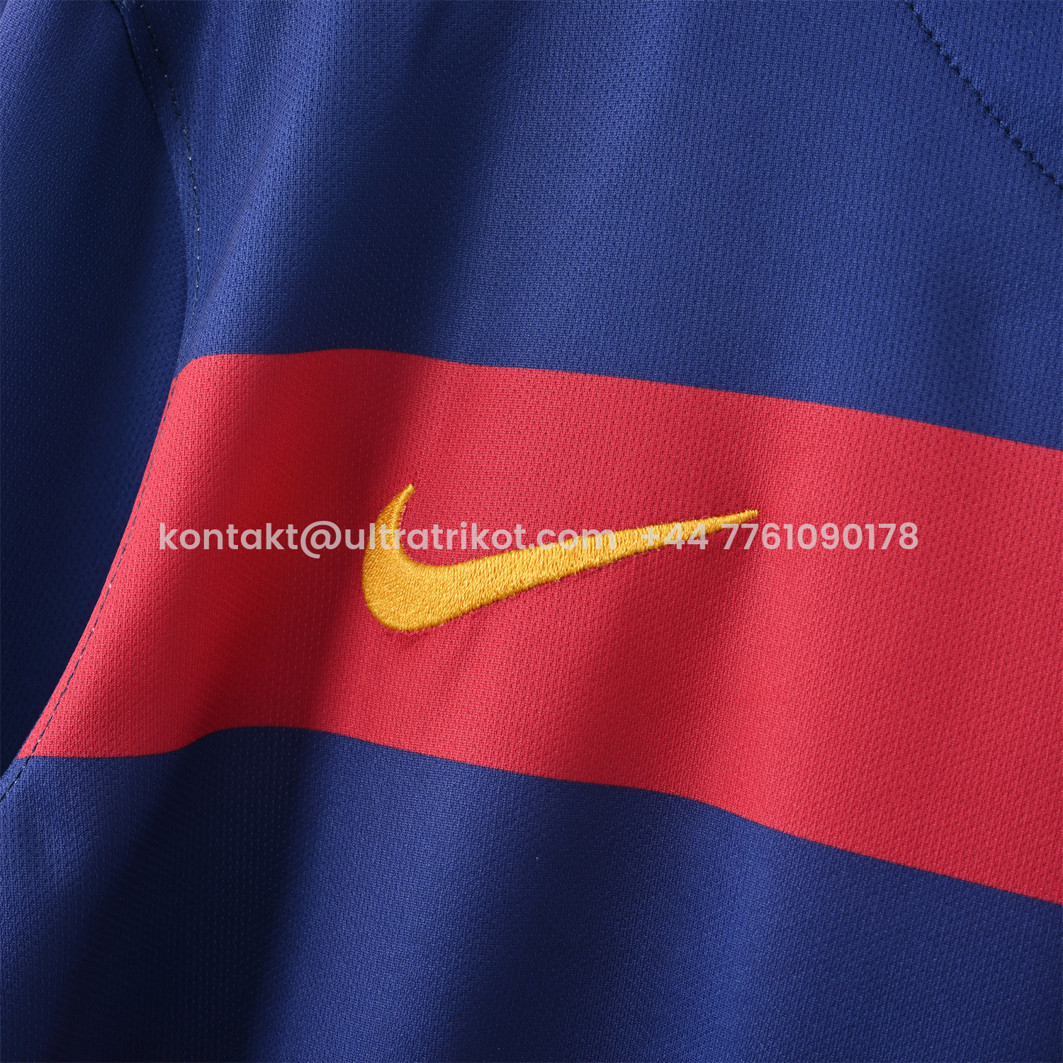 UltraTrikot-Retro Barcelona 15-16 Home Long Sleeves Jersey