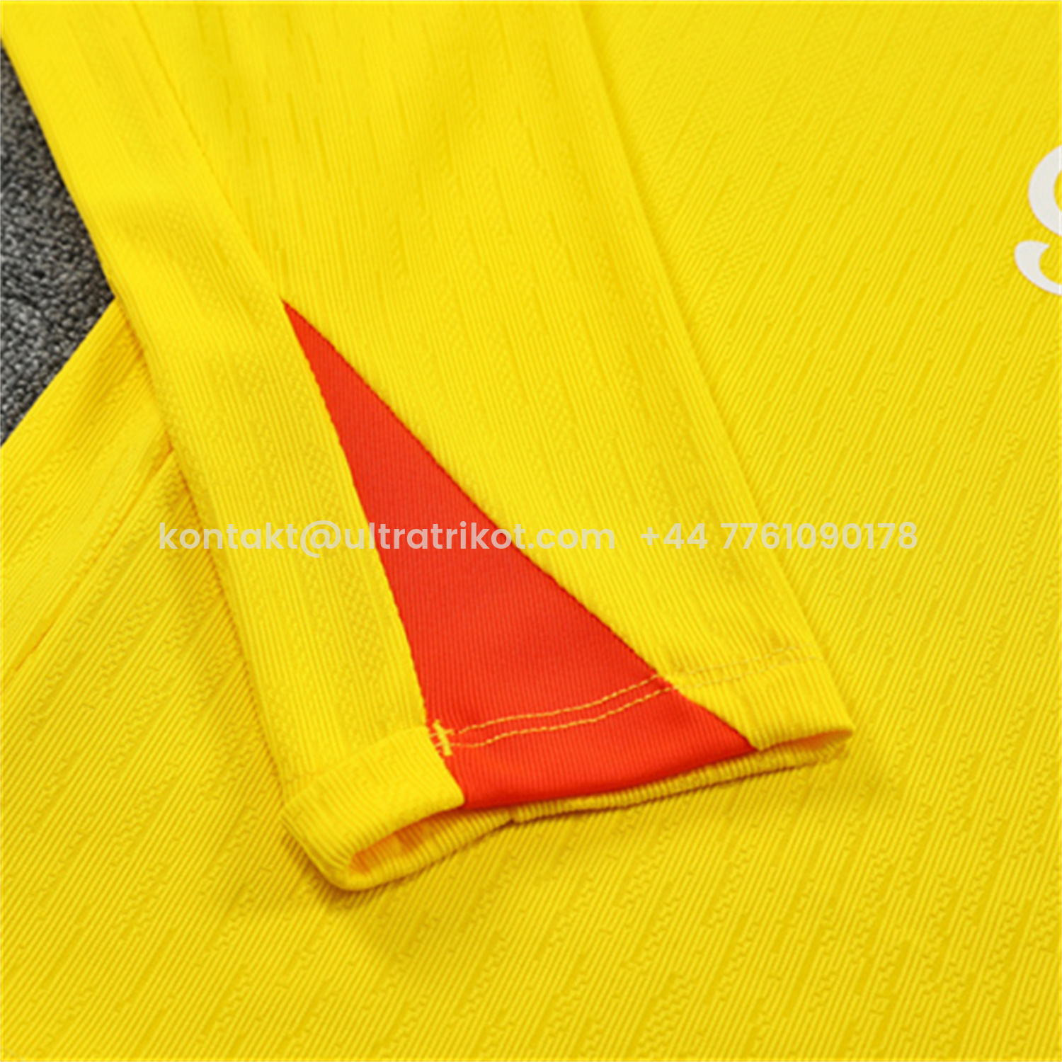 UltraTrikot-Brazil 25-26 Long Sleeve Training Set - Player Version - Yellow Top and Black Pants