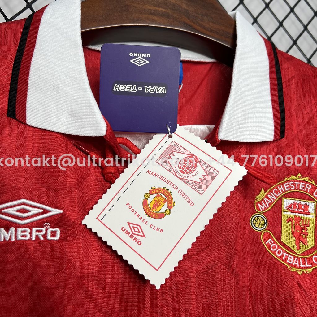 UltraTrikot-Retro Manchester United 1992-94 Home Jersey