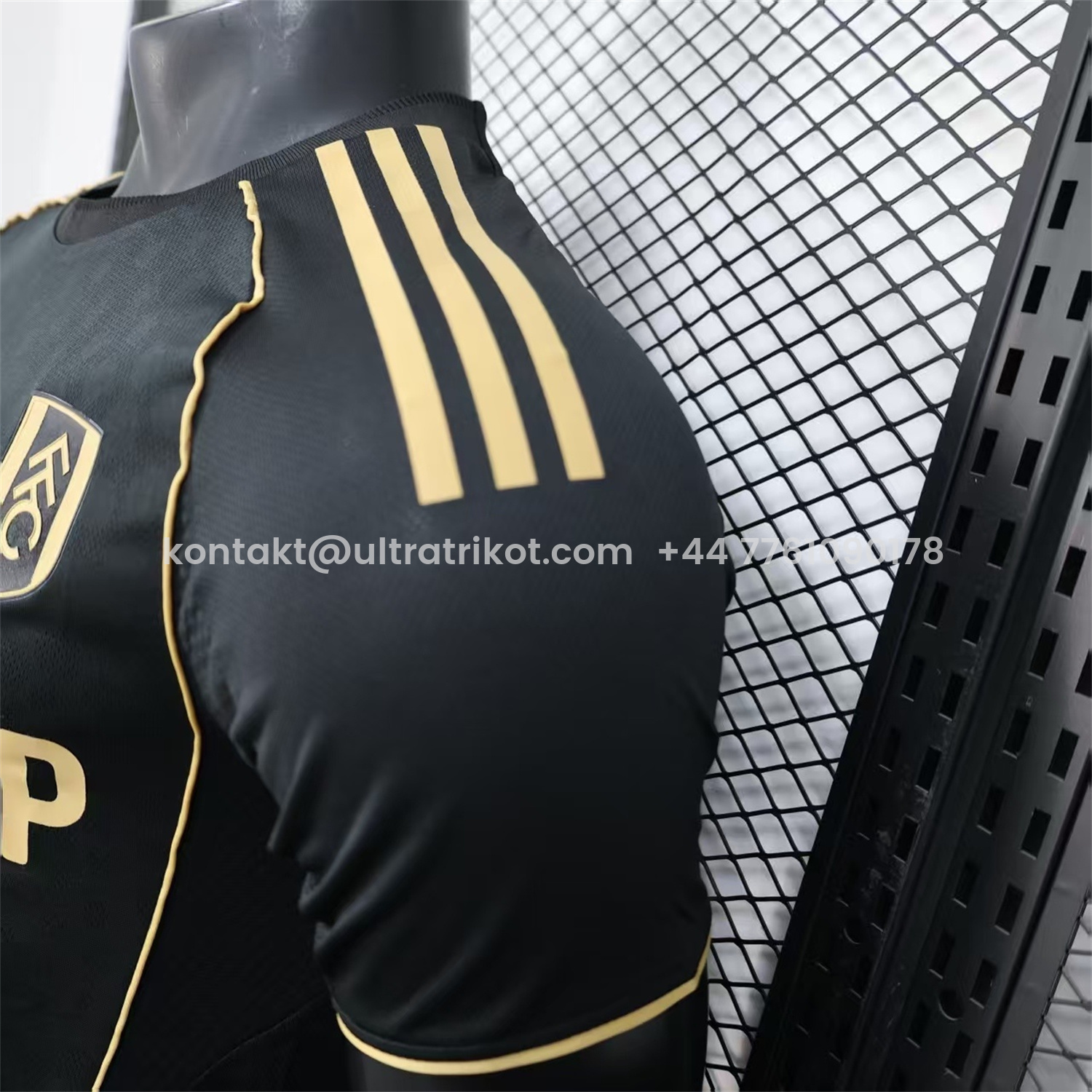 UltraTrikot-Fulham 25-26 Third Black Jersey - Player Version