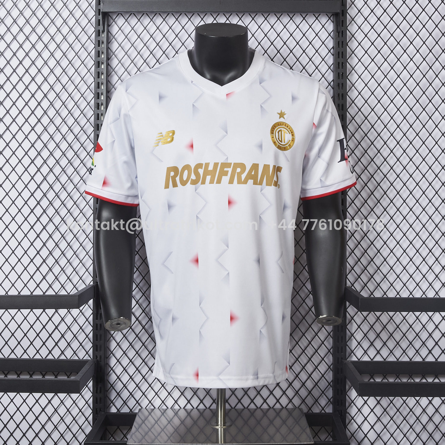 UltraTrikot-Toluca 25-26 Away White Jersey - Player Version